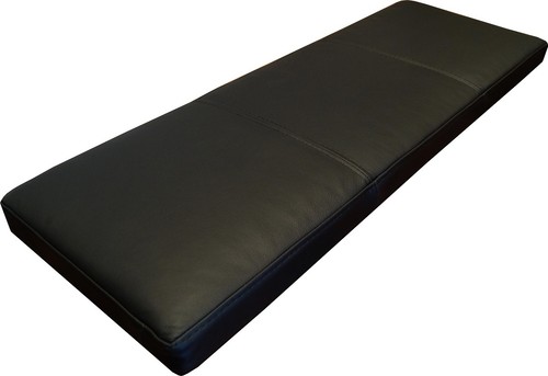 Schwarzes echt leder - schwarzes,