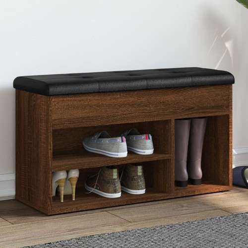 Schuhbank 82x32x45cm braun - 82x32x45cm,