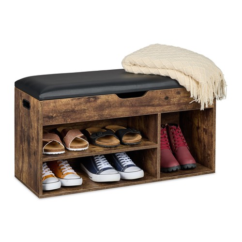 Schuhbank dielenbank sitzregal - schuhbank,