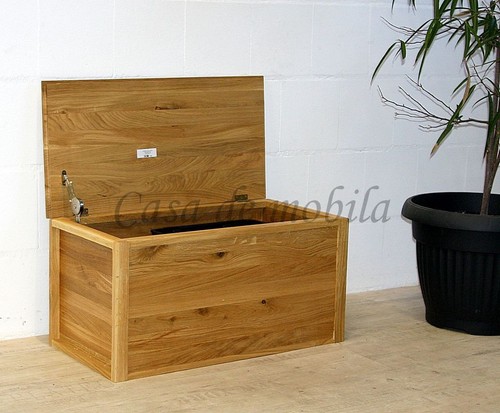 Massivholz truhe 80x40x40 - truhe,