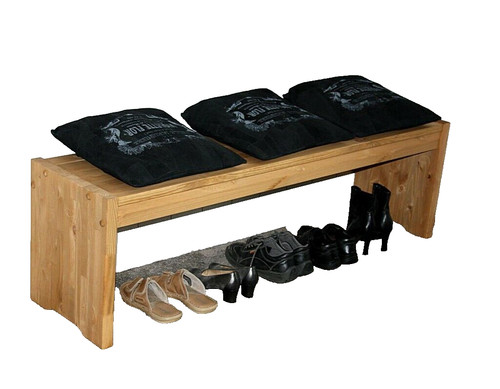Sitzbank 160cm kiefer massiv - sitzbank,